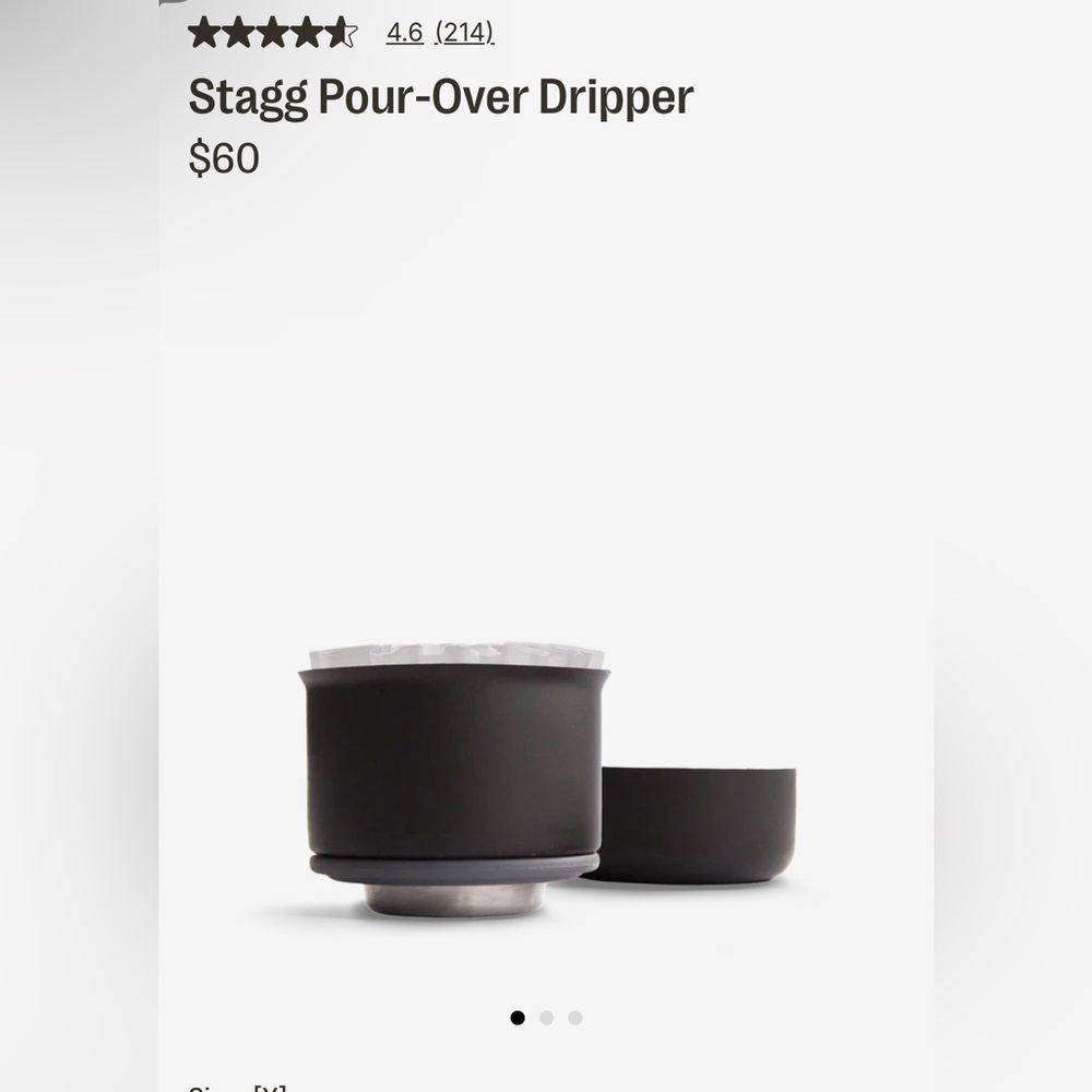 Fellow stag pour over